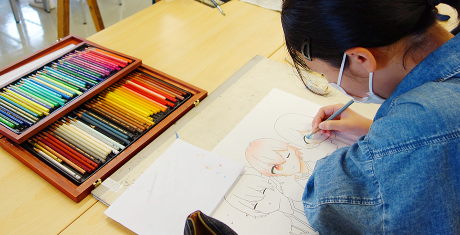 大阪の絵画教室アトリエtoday 一般学生クラス 高校生 中学生 趣味