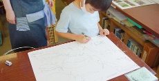 児童画クラス<br>みんな一生懸命描きました!